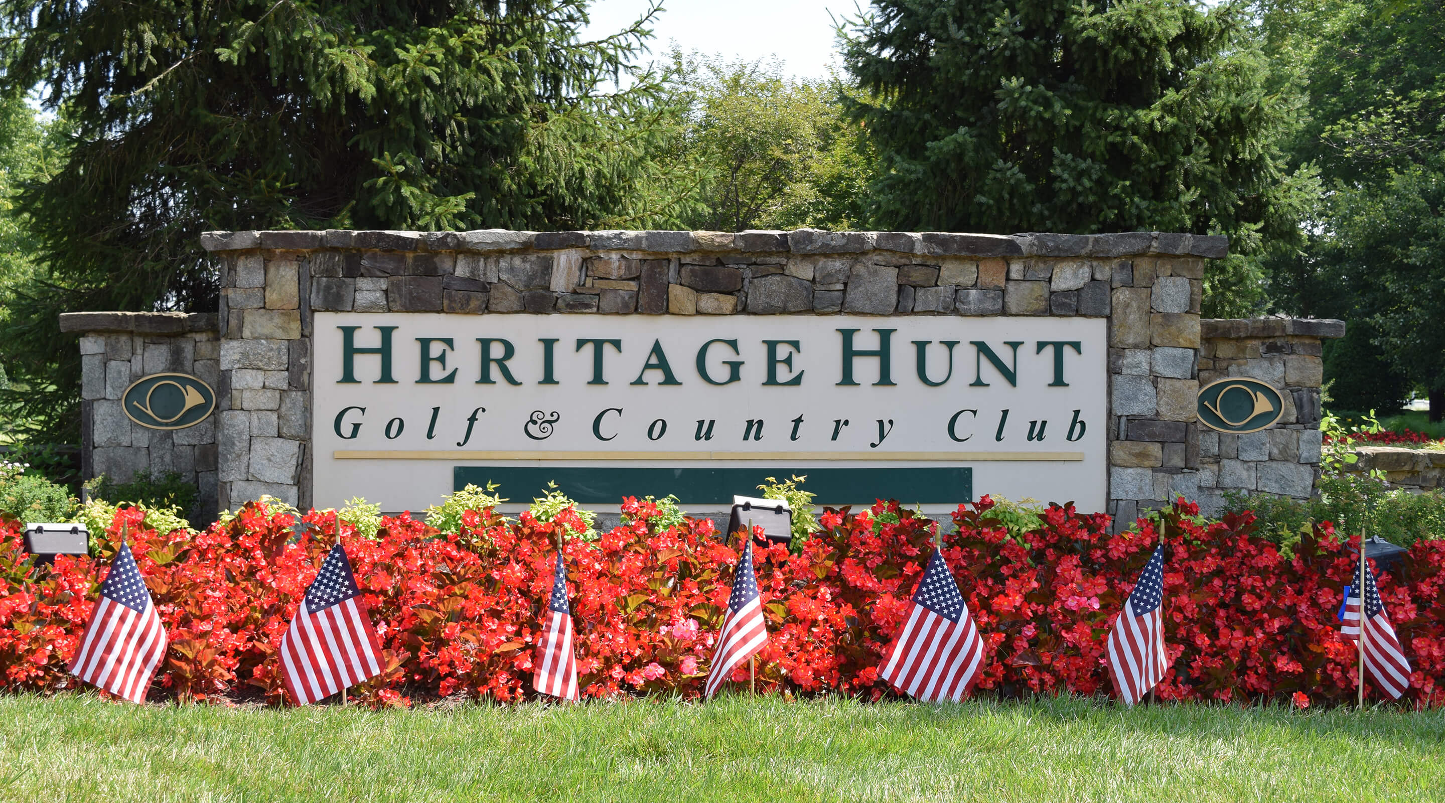 front entrance sign