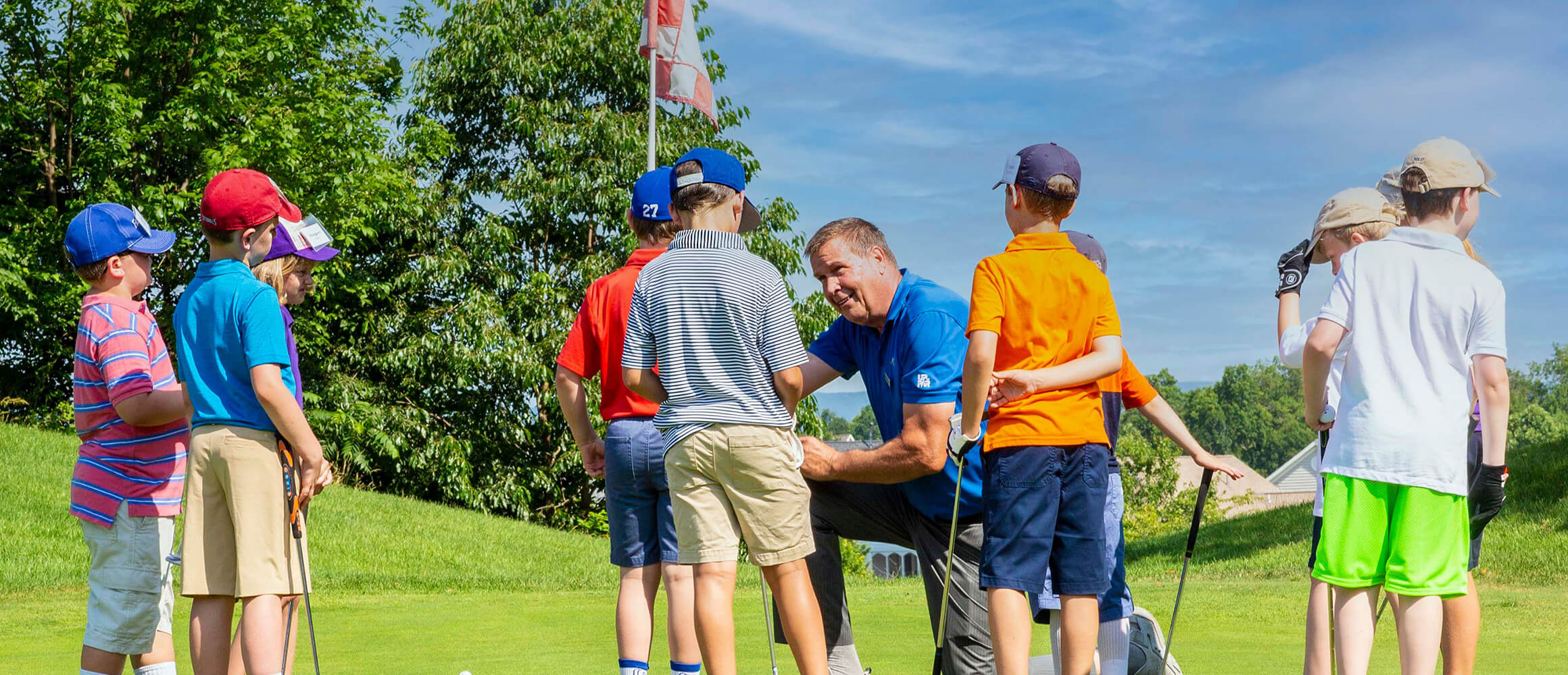 Junior Golf Clinic in session