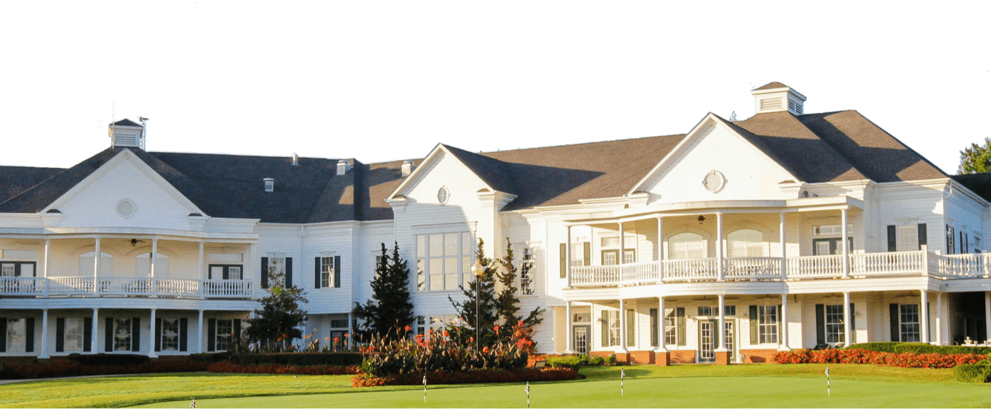 rear of the clubhouse